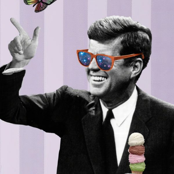 John F. Kennedy (2019) by Julia McLaurin. McLaurin is represented by contemporary photography gallery Foto Relevance, based in Houston, TX.